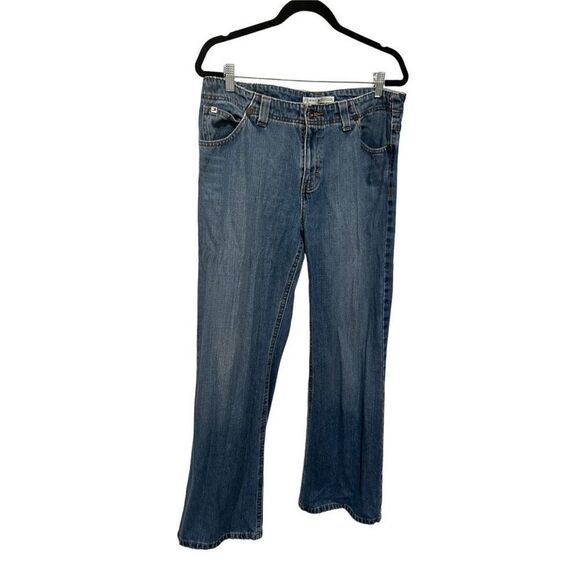 Tommy Hilfiger Hipster Flare Medium Light Wash Size 12 Jeans - Picture 2 of 14